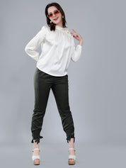 Mandarin Collar Blouse