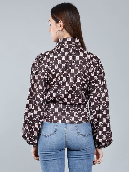 Vintage Printed Blouse