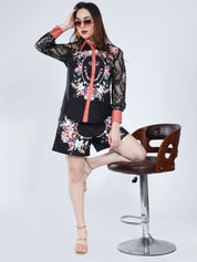 Vintage Floral Two-Piece Set
