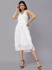 Summer Crochet Midi Dress