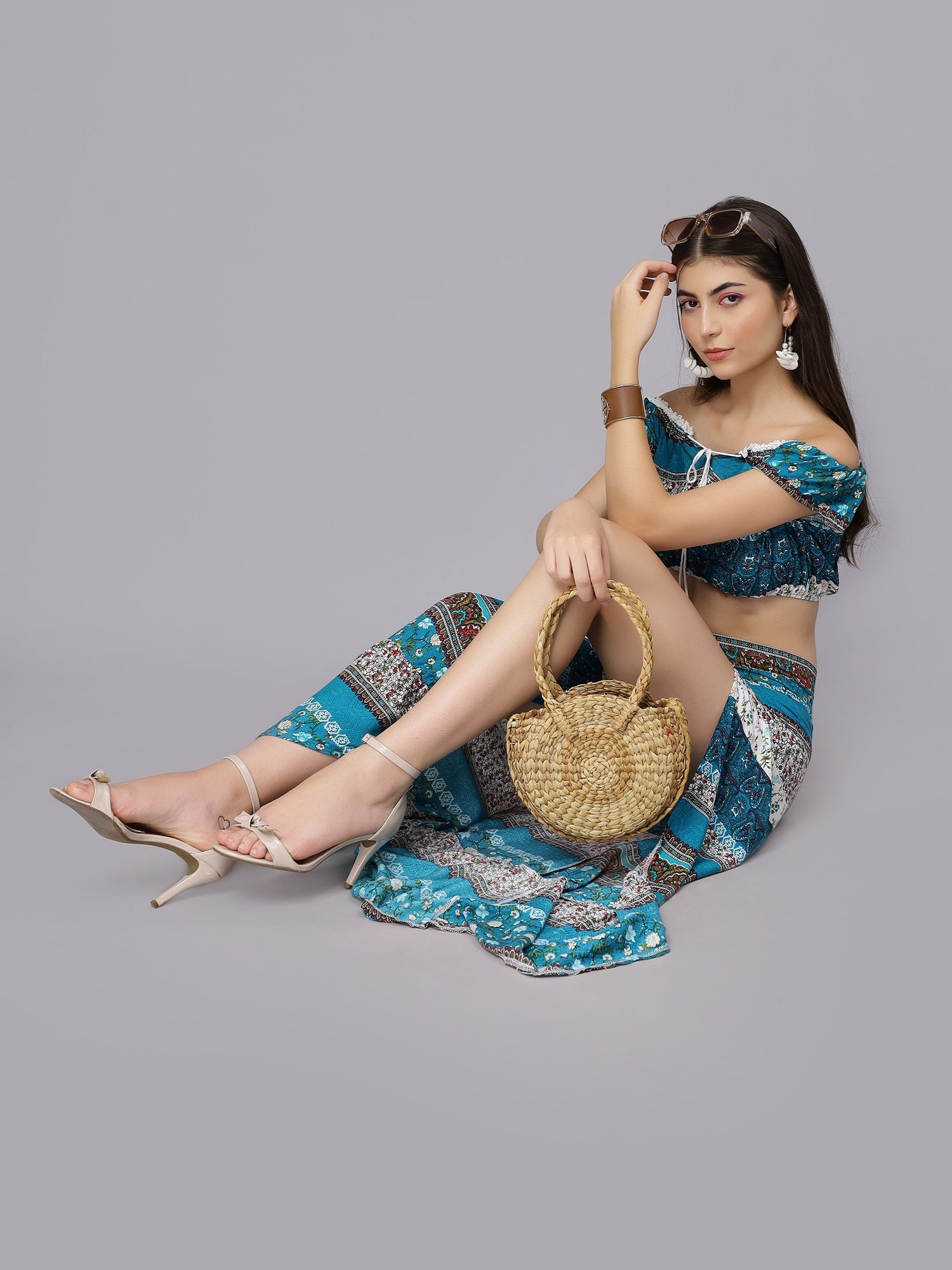 Boho Floral Two Piece Set