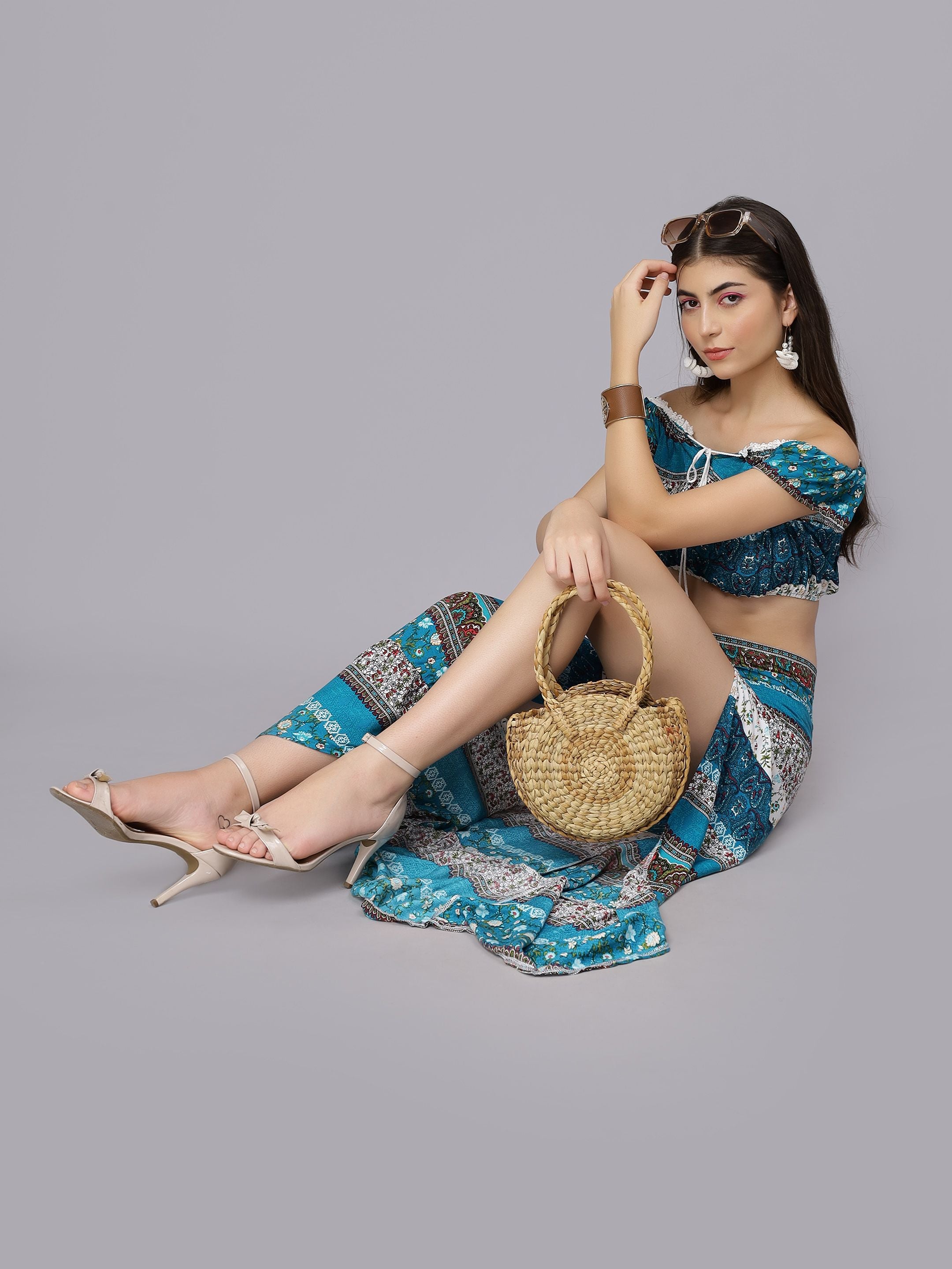 Boho Floral Two Piece Set