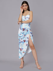 Sexy Marble Spaghetti Dress