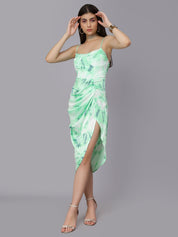 Sexy Marble Spaghetti Dress