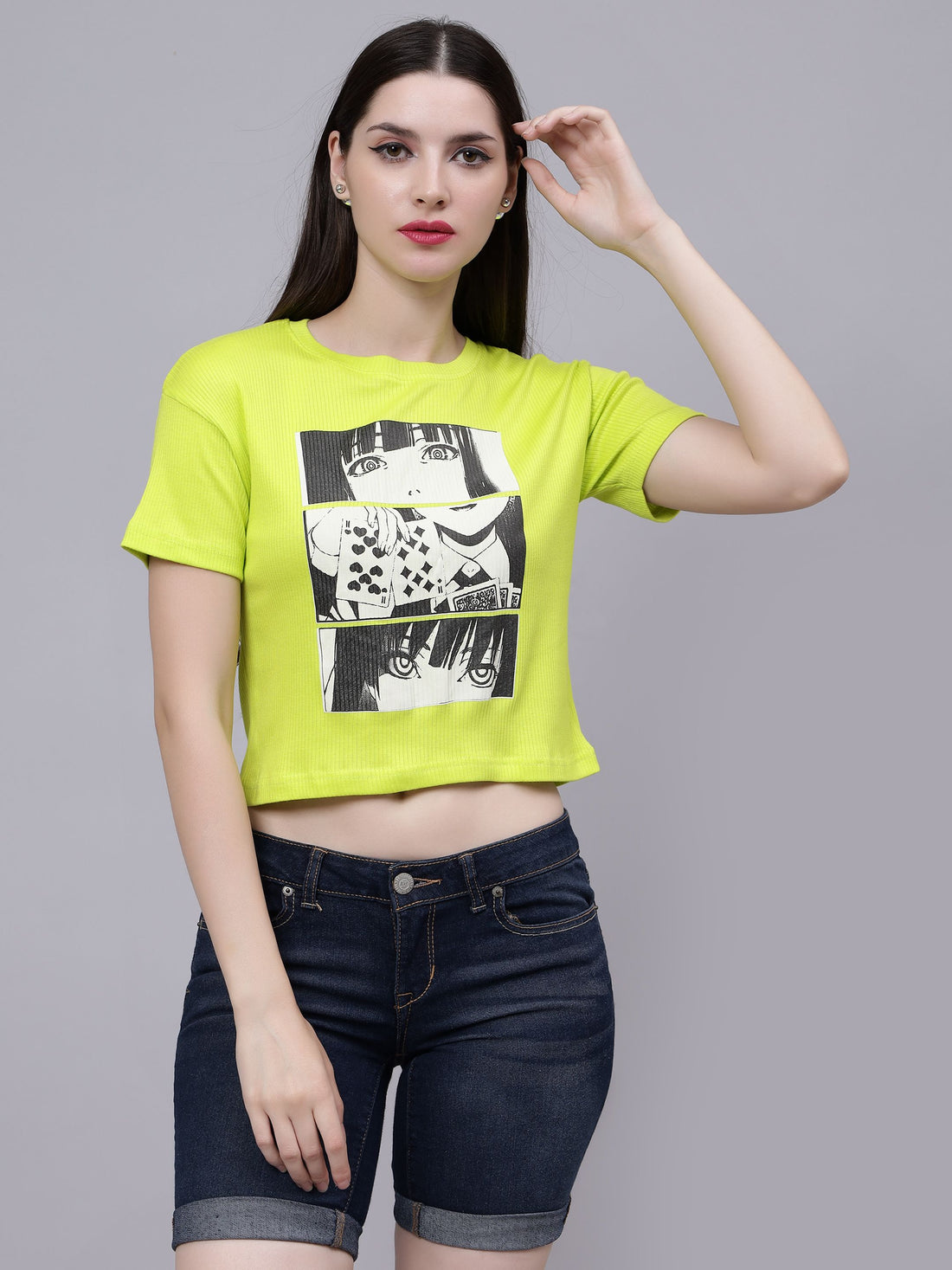 Naruto Anime Eye Printed T-Shirt