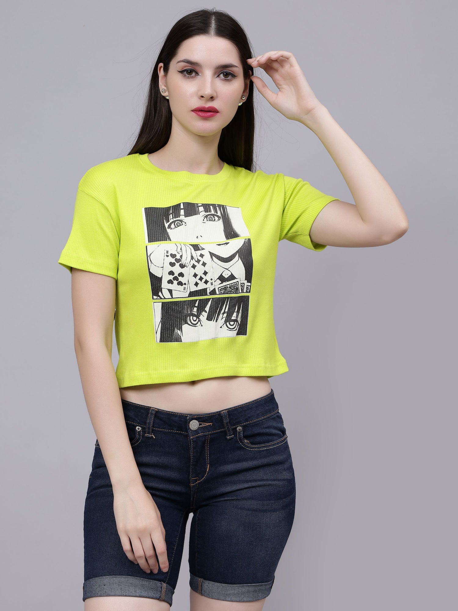 Naruto Anime Eye Printed T-Shirt