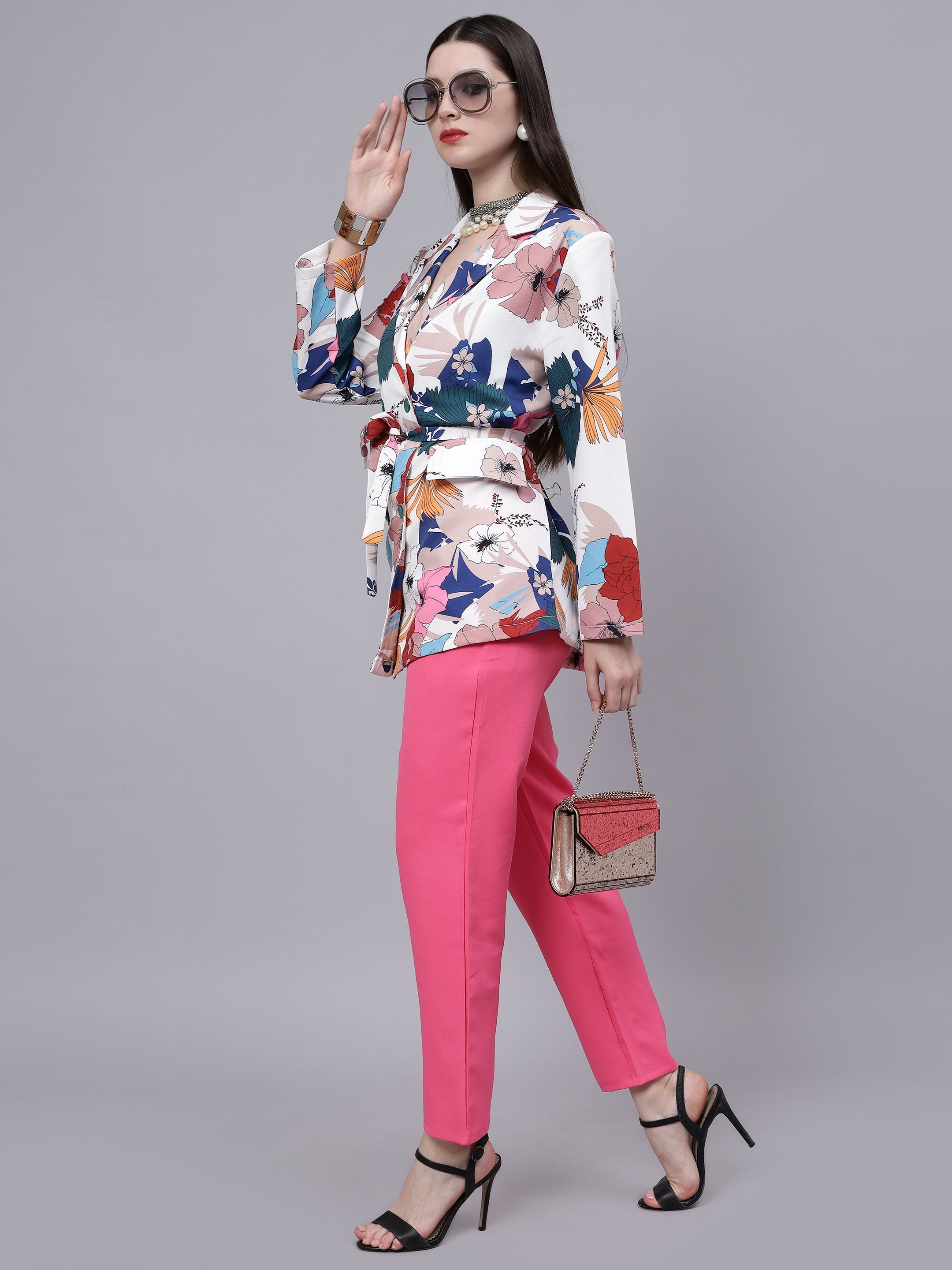 High Street Summer Floral Blazer