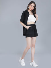 Shirt Shorts Two-Piece Casual Set