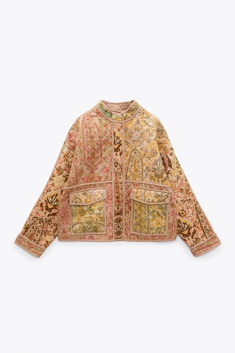 Floral Quilted Jacket/Coat