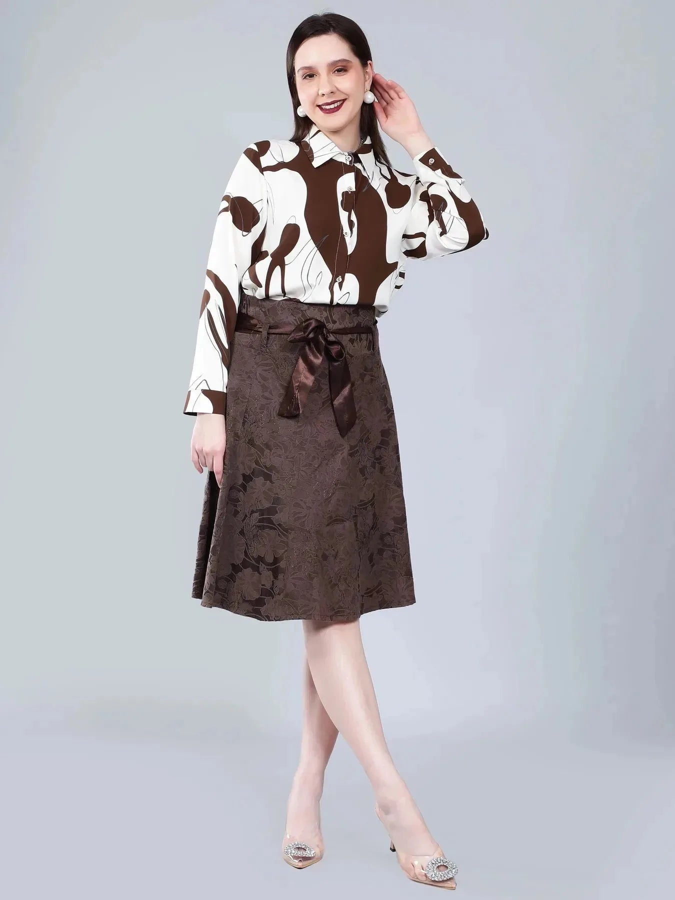 Vortex Print French Shirt