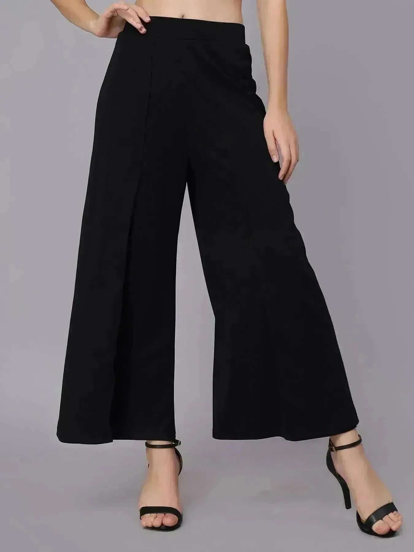 Front Overlap Slit Pants