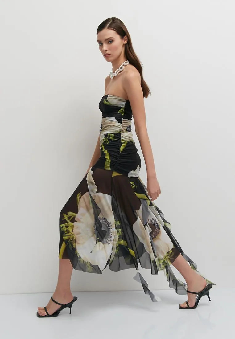 Tube Mesh Tulle Dress