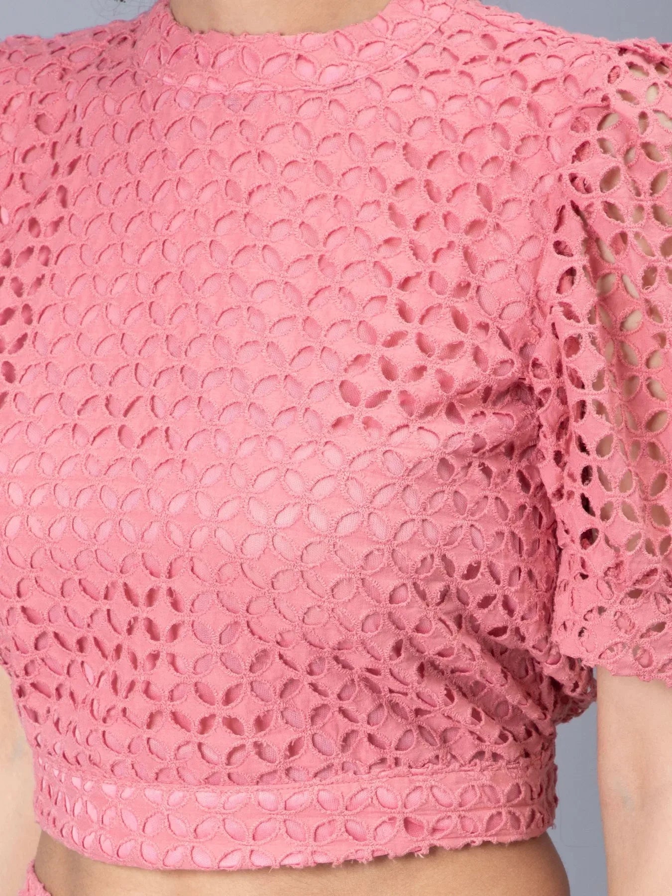 Schiffli Two-Piece Set