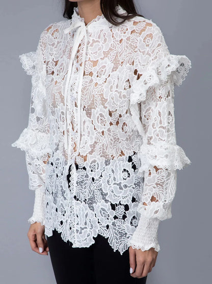 Lace Oversize Shirt