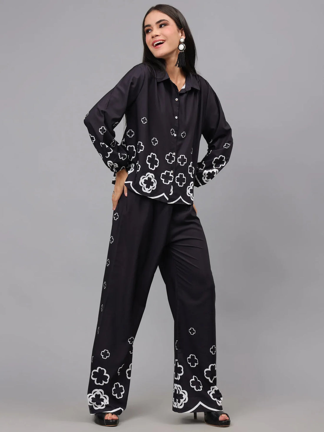 Floral Printed Two Piece Set