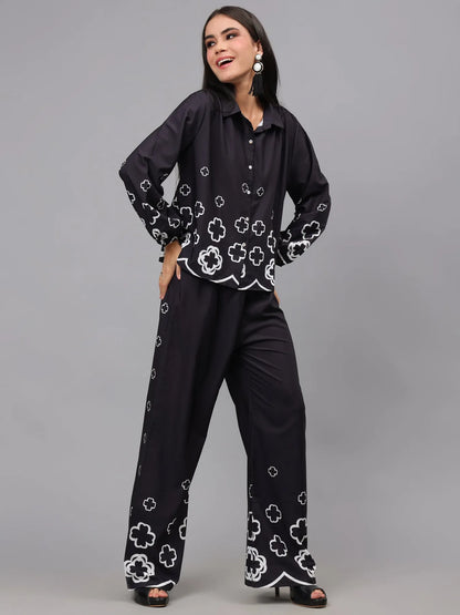 Floral Printed Two Piece Set