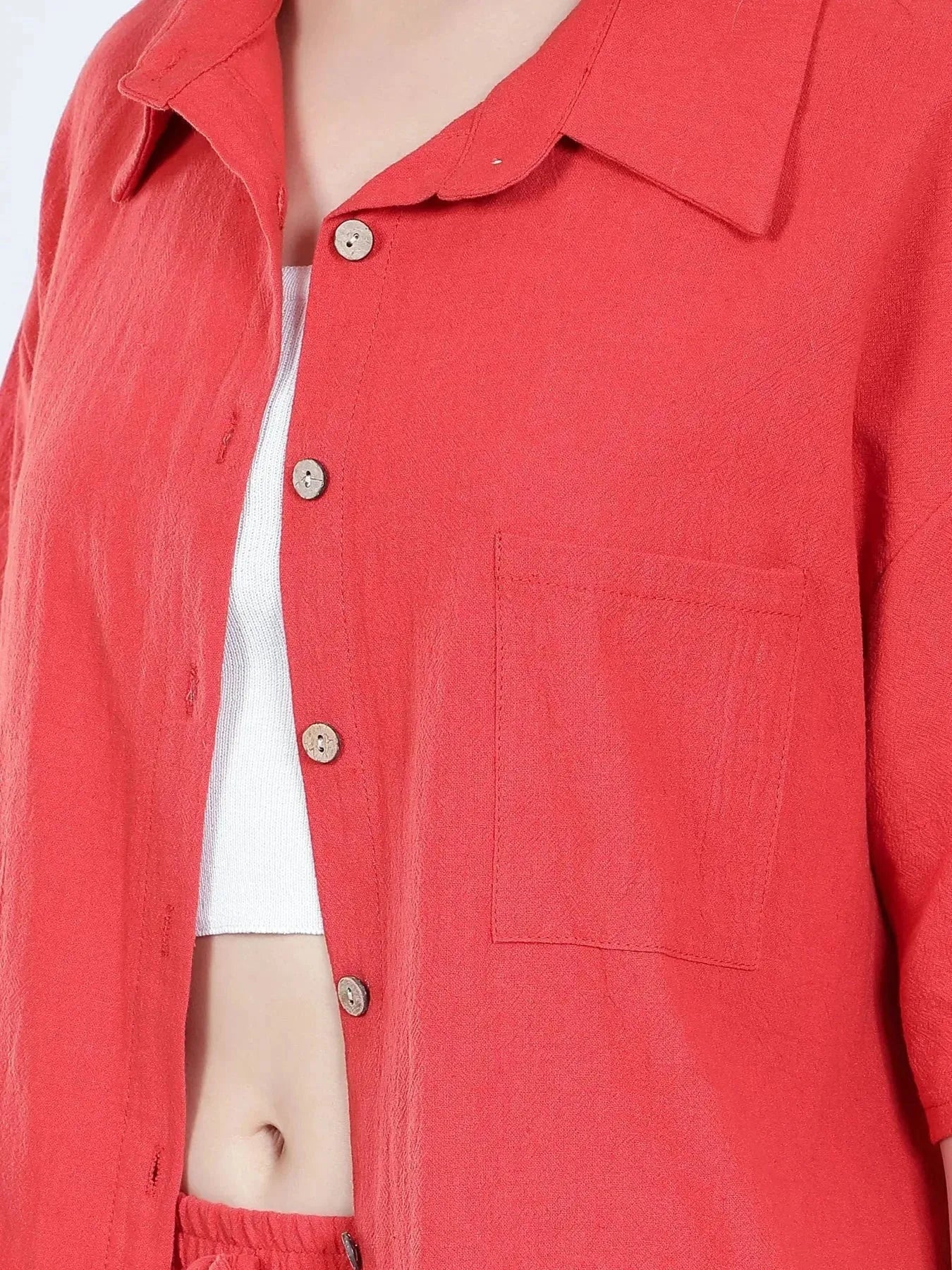 Shirt Shorts Two-Piece Casual Set