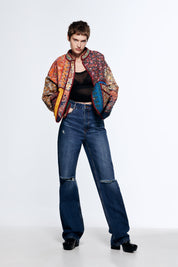 Floral Quilted Jacket/Coat