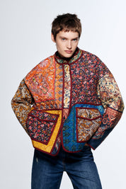 Floral Quilted Jacket/Coat