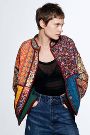 Floral Quilted Jacket/Coat