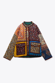 Floral Quilted Jacket/Coat