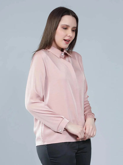 Glossy Satin Shirt
