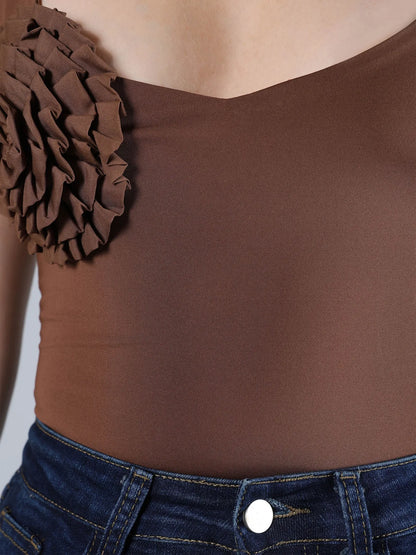 Flower Accent Bodysuit