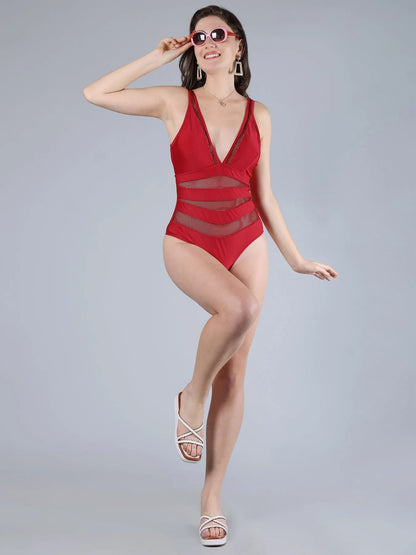 Deep V Neck Monokini