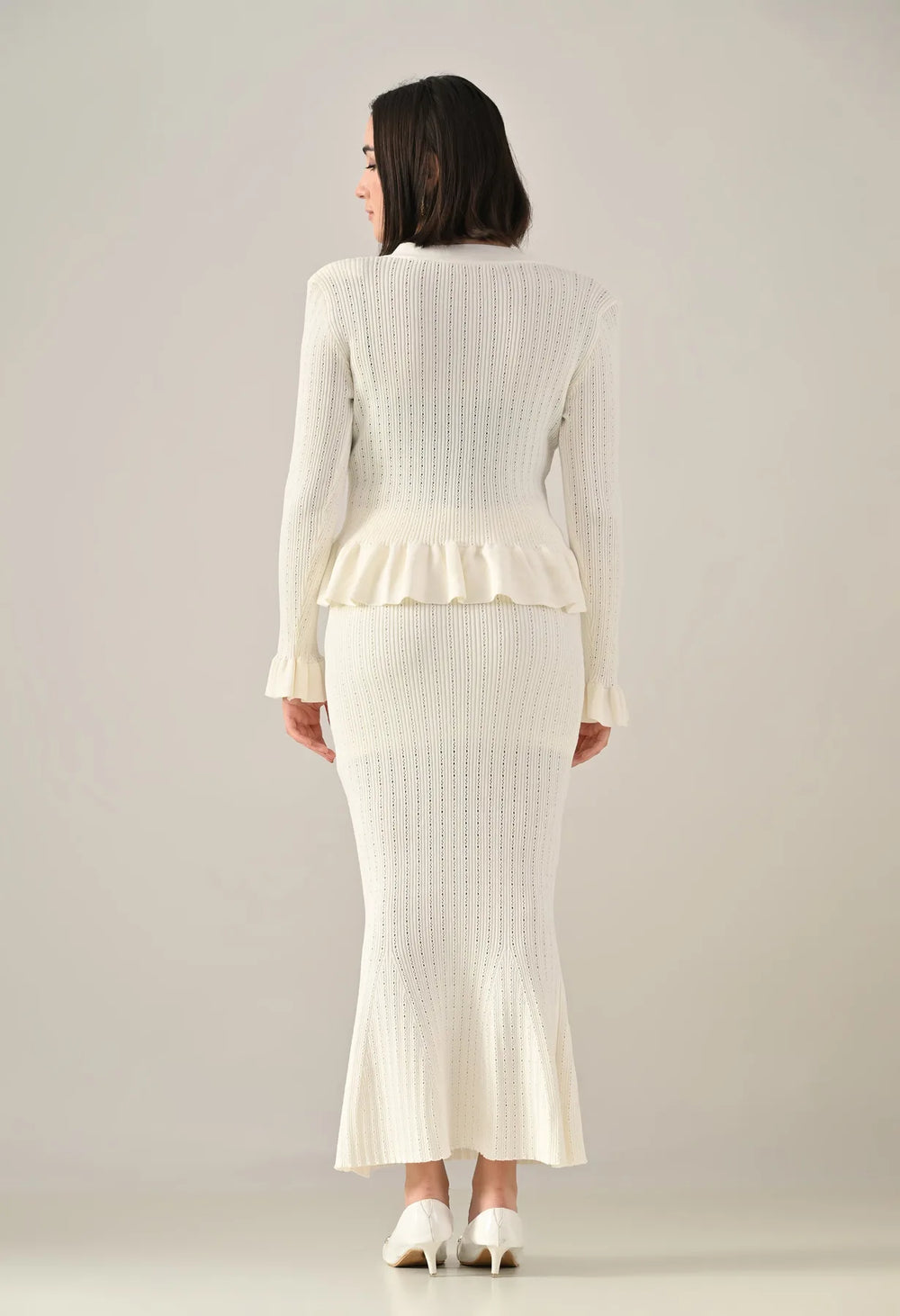 Ruffle Grace Knit Co-ord Set