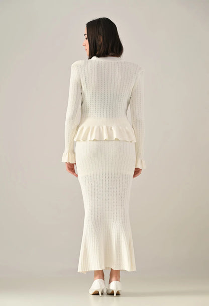 Ruffle Grace Knit Co-ord Set