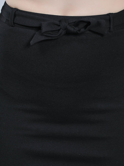Belted Short Skirt