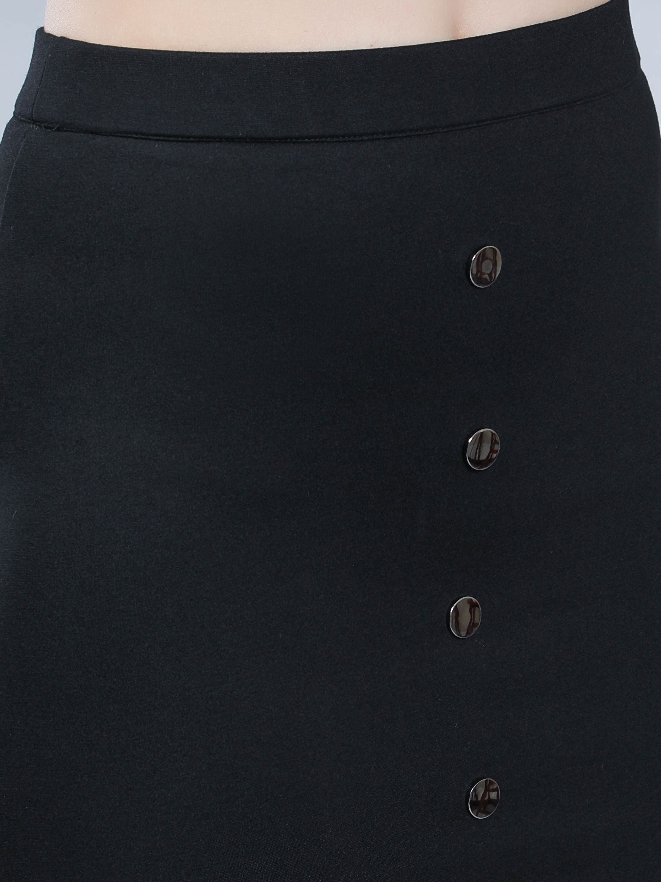 Front Buttons Short Skirt