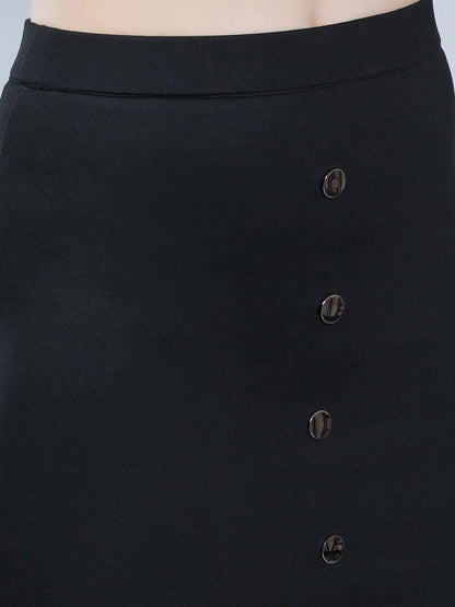 Front Buttons Short Skirt