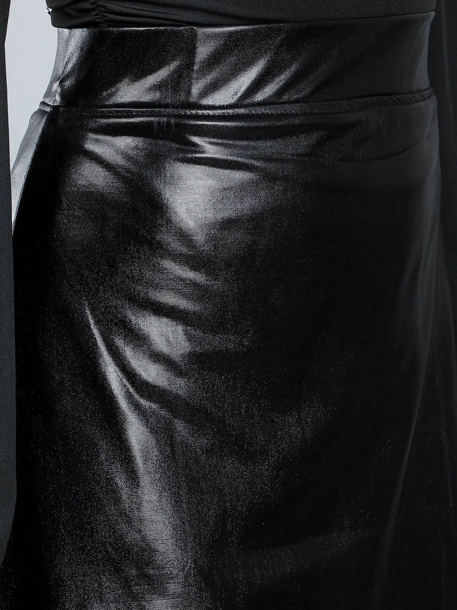 Metallic Short Skirt