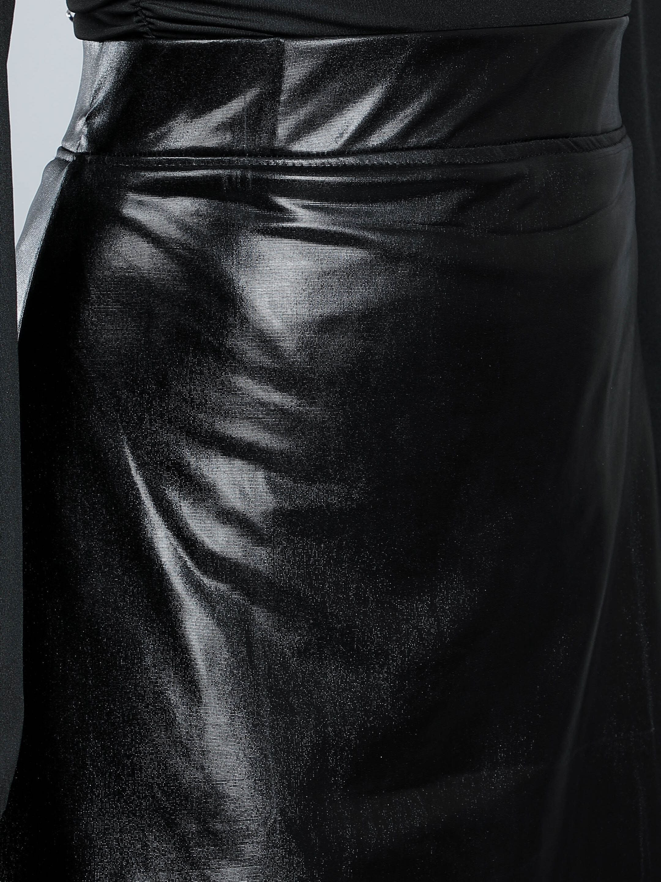 Metallic Short Skirt