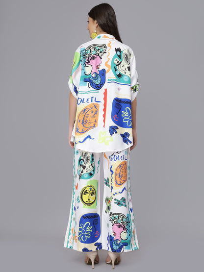 Sunburst Serenade Printed Two Piece Set