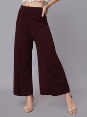 Front Overlap Slit Pants