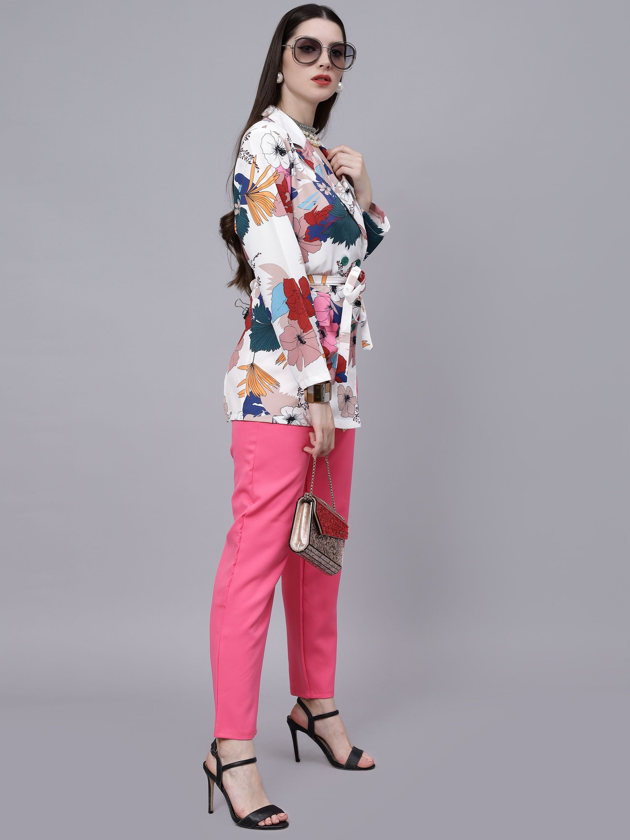 High Street Summer Floral Blazer
