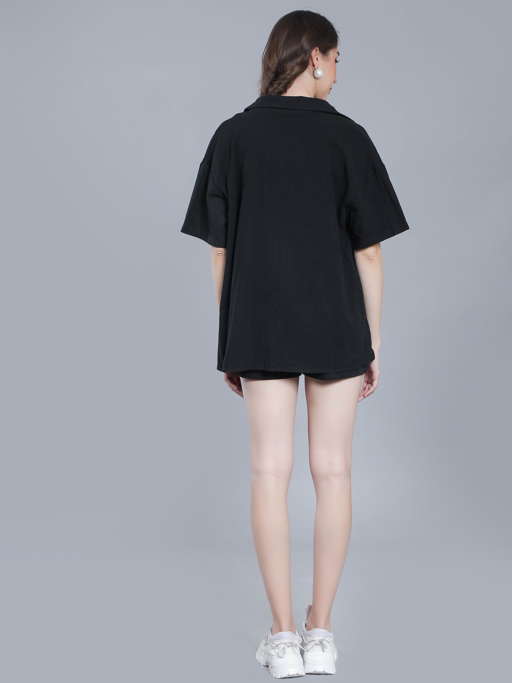 Shirt Shorts Two-Piece Casual Set