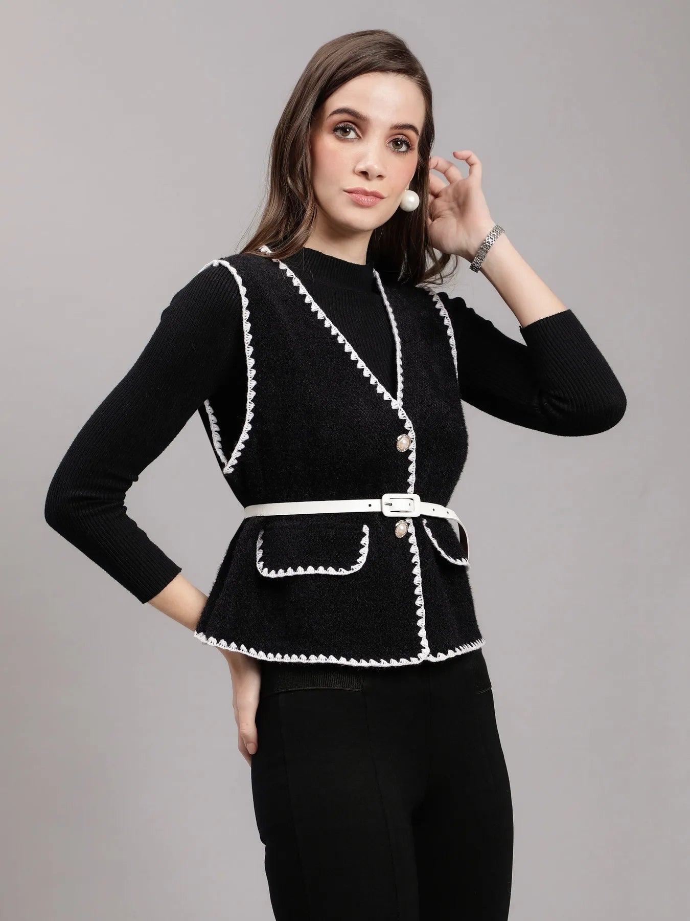 Crocheted Two Piece Set