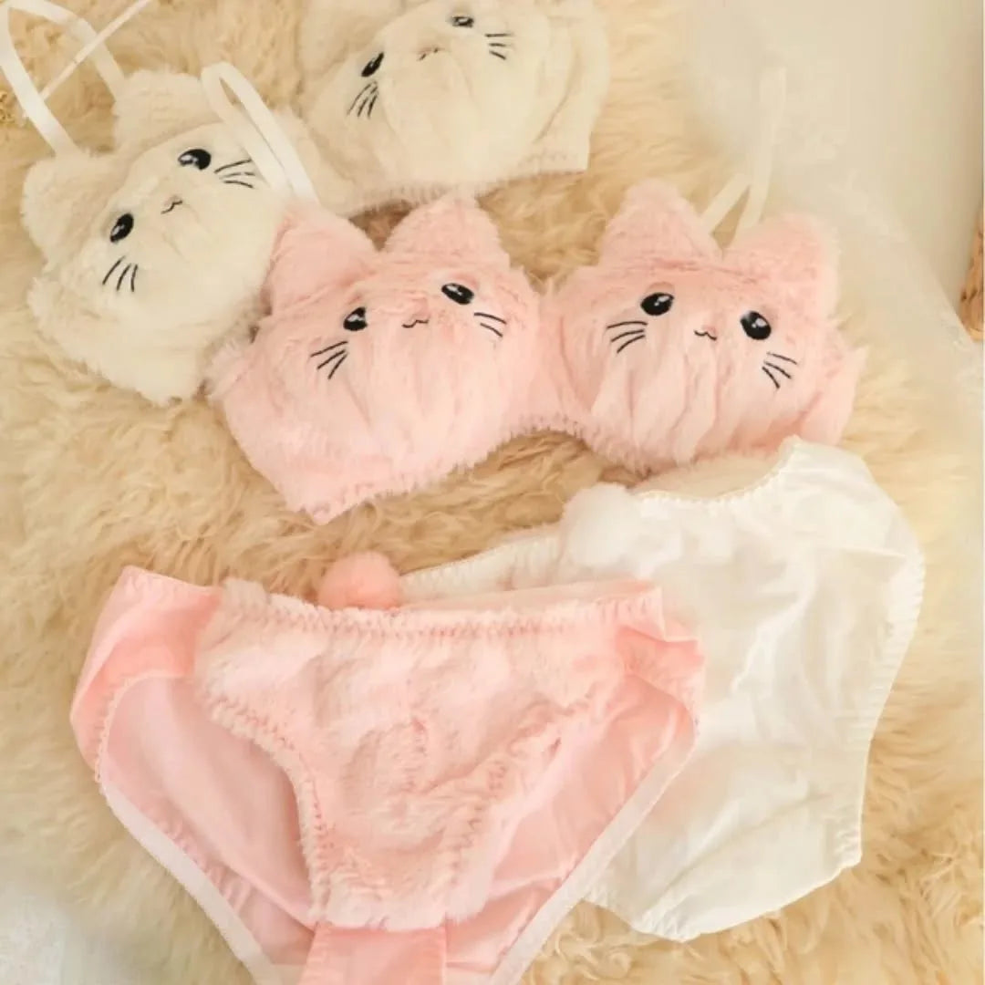 Cute Kitty Lingerie Set