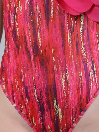 3D Flower Detailed Monokini