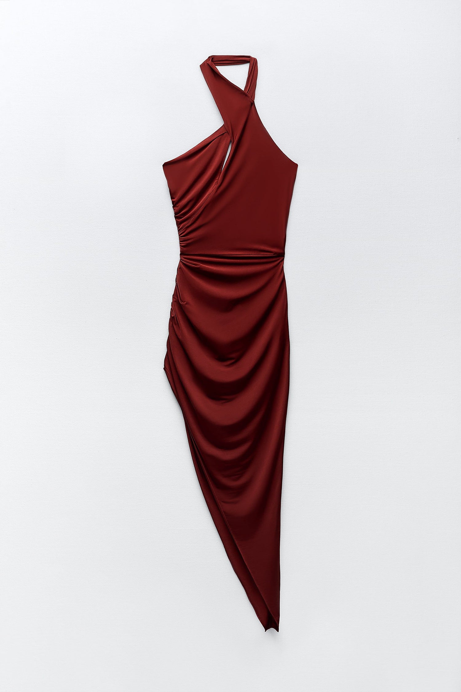 Draped Knit Dress