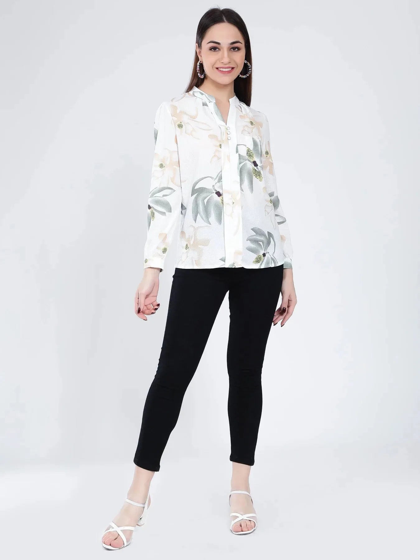 Water Colour Flower Blouse