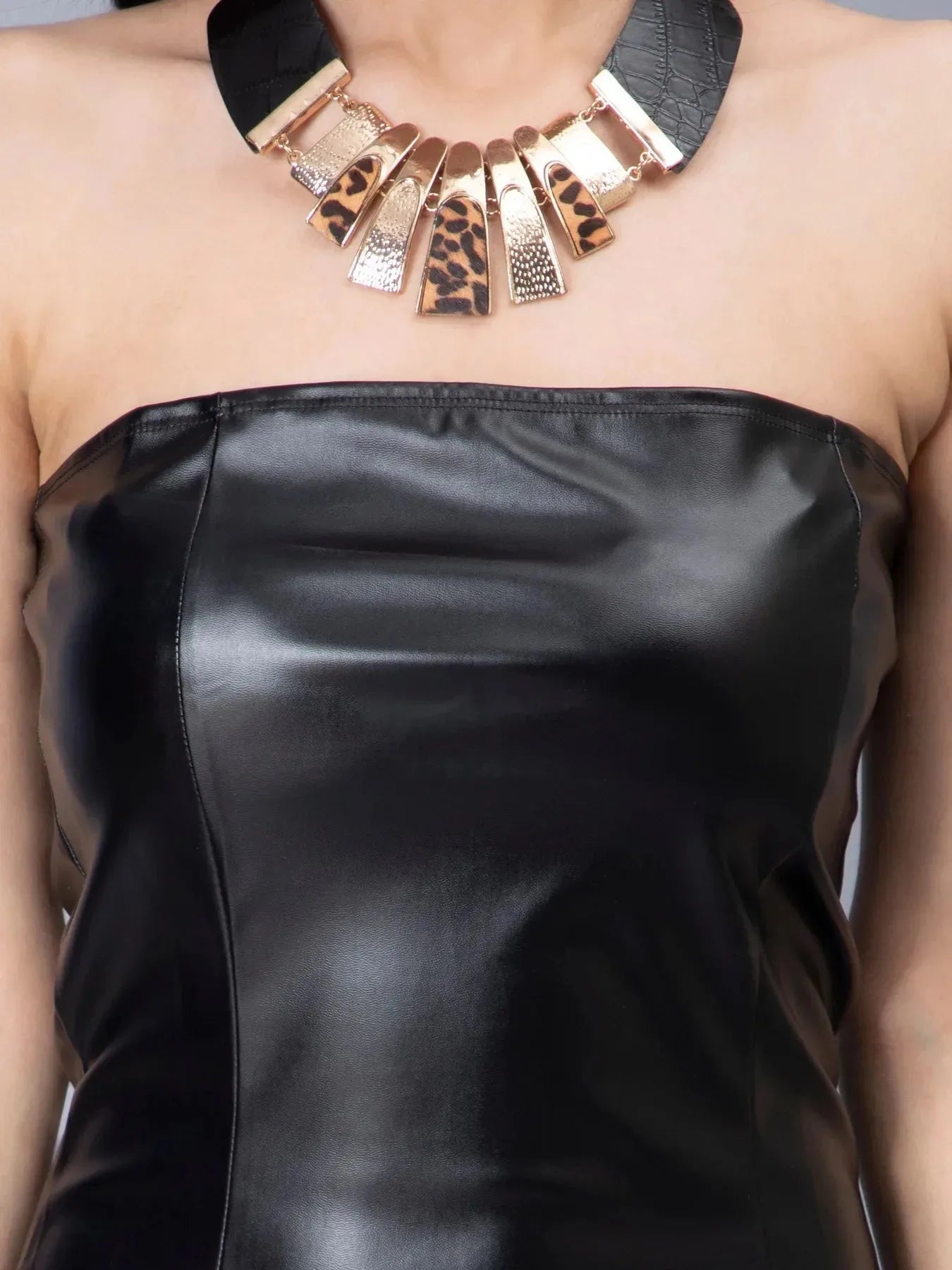 Bodycon Faux Leather Dress