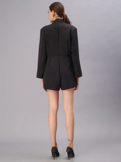 Rhinestone Fringes Romper