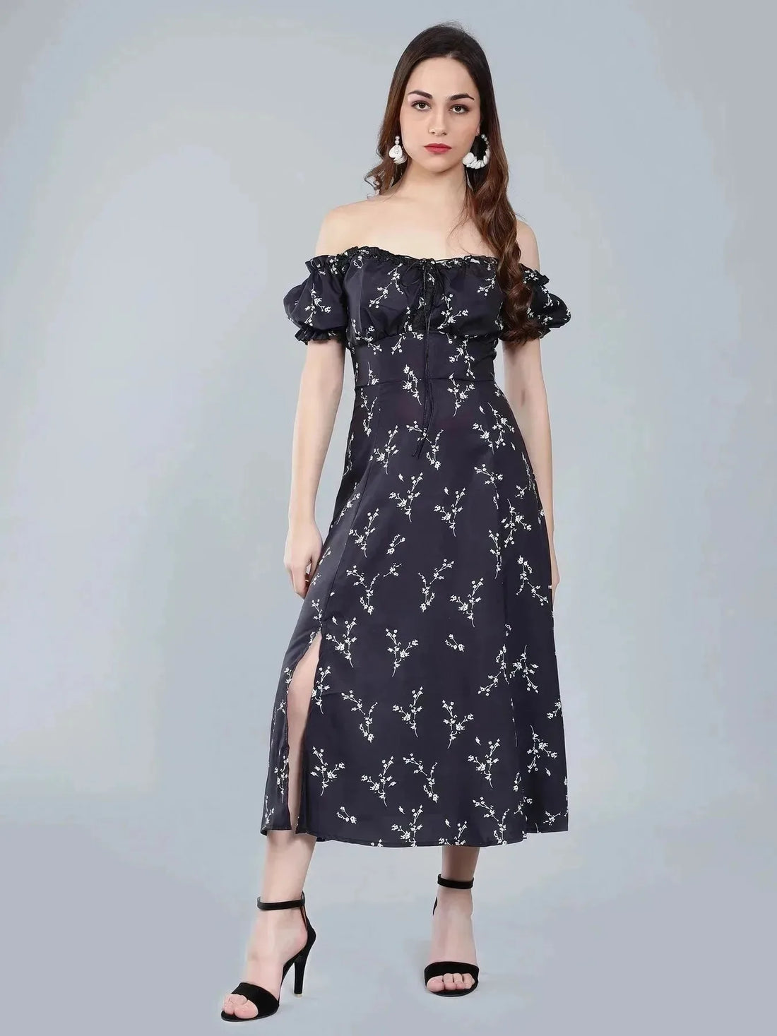 Ditsy Flower Print Dress