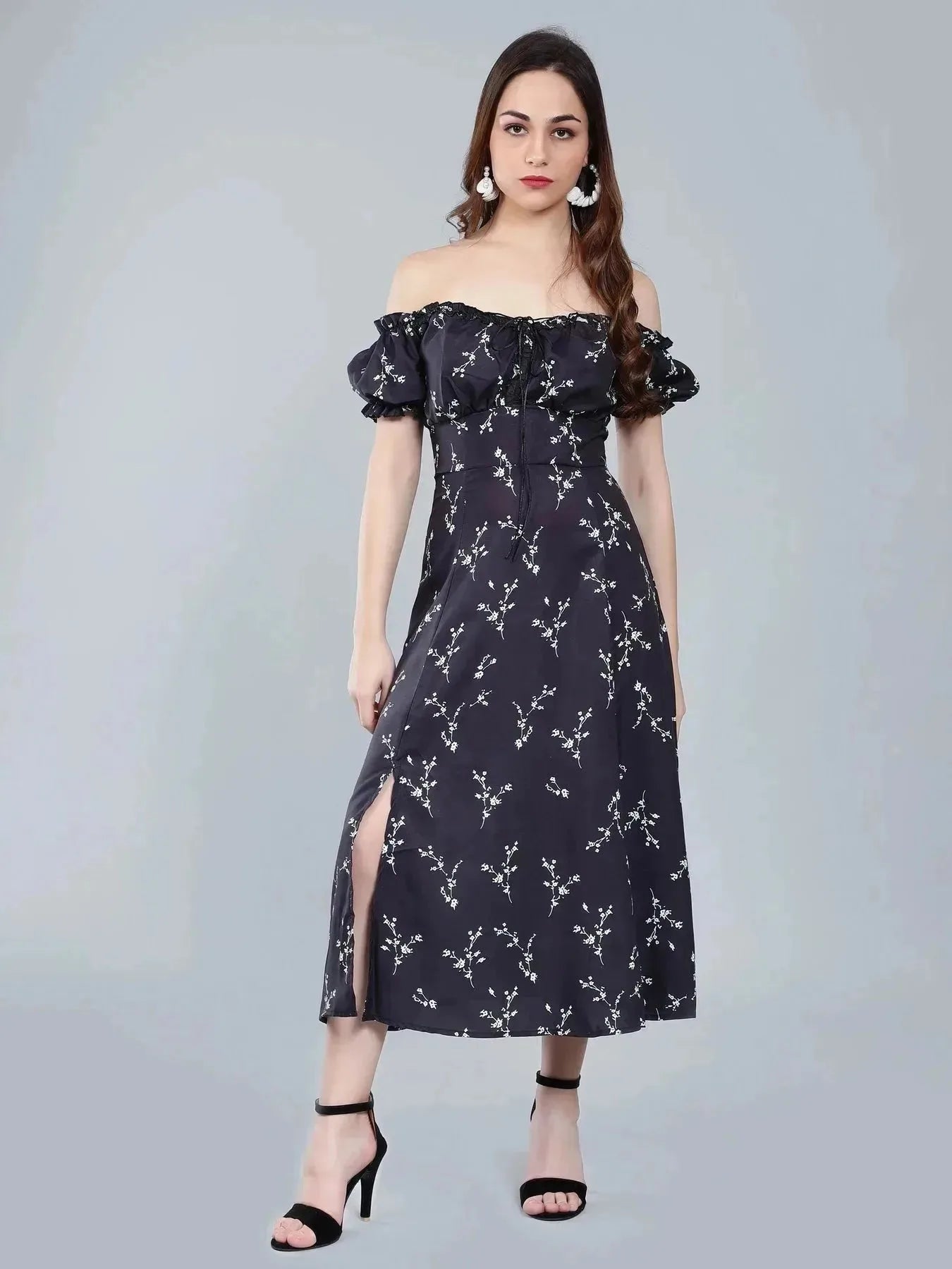 Ditsy Flower Print Dress