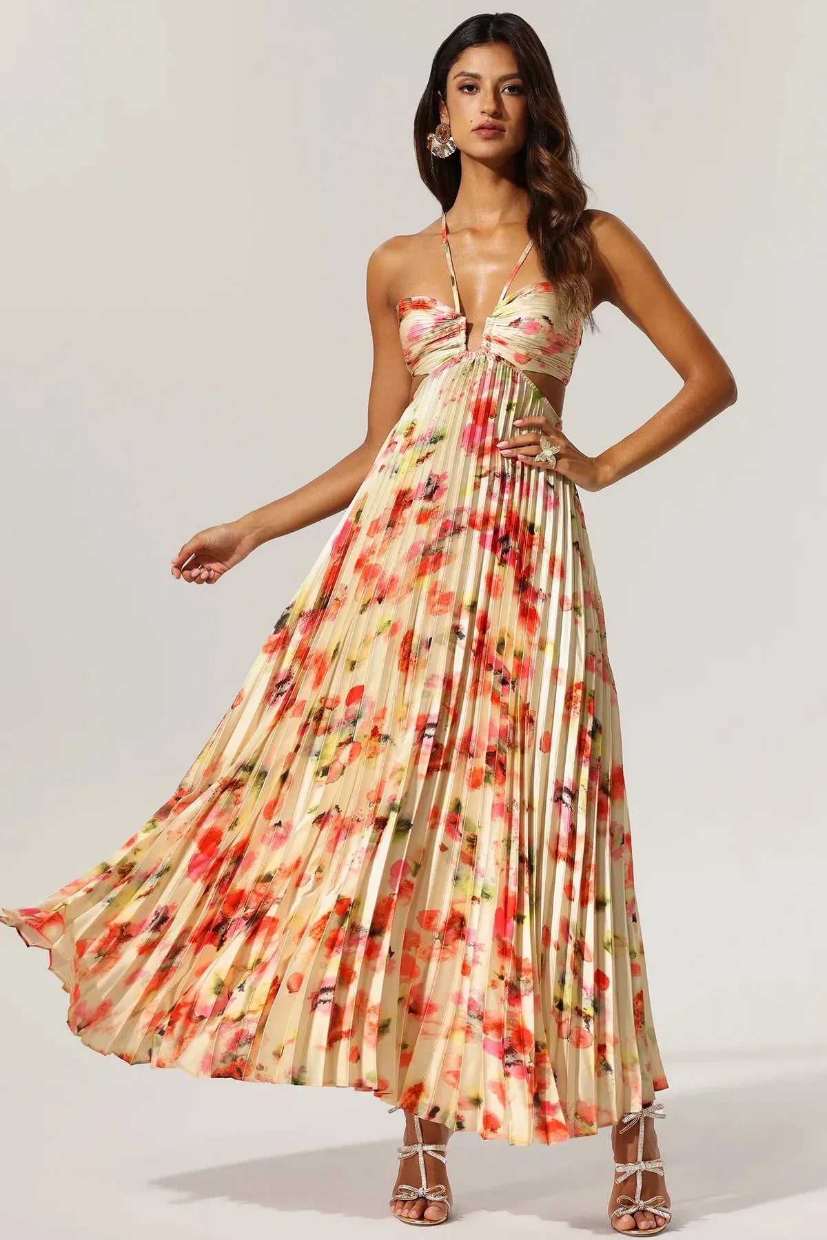 Hollow Out Maxi Dress