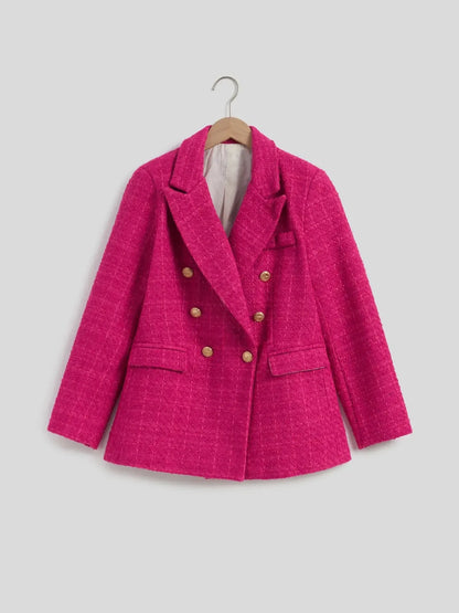 Plaid Tweed Blazer